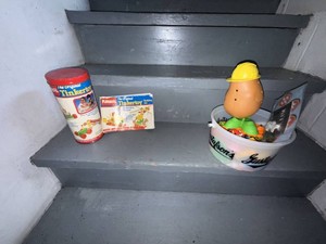 Vintage Playskool Tinkertoy Set & Mr. Potato Head Parts Toy Lot