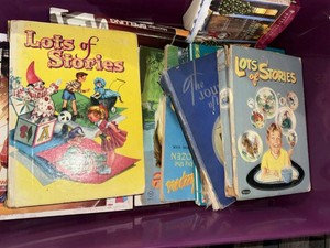 Lot of Vintage Childrens Books Mixed Hardcover Paperback Reading
