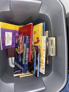 Lot of Vintage Childrens Books School Readers Coloring Activity Books