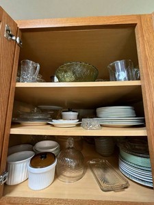 Assorted Vintage Glassware & Dinnerware Kitchen Serving Lot