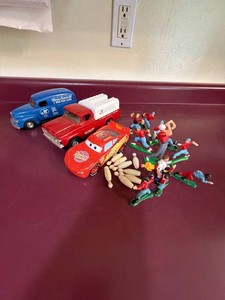 Classic Motorbooks Promo Trucks, Lightning McQueen & Toy Figure Lot