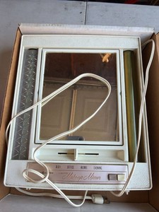 General Electric Lighted Make-Up Mirror Vanity Mirror Vintage GE