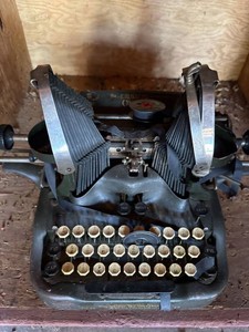 Oliver No. 9 Printype Typewriter Batwing Antique Chicago U.S.A.