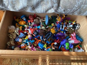 Assorted Character Toy Figure Lot Disney McDonalds Cartoon Mix