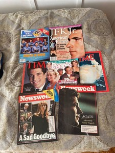 JFK Jr & Space Shuttle Commemorative Magazine Lot Time Newsweek Life