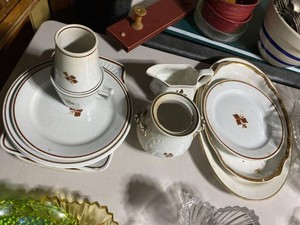 Alfred Meakin Royal Ironstone China Tea Leaf Serving Lot England