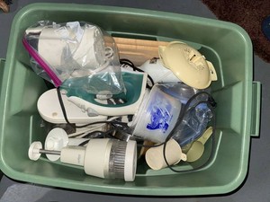 Lot of Assorted Small Kitchen Appliances, Mixer & Accessories