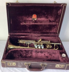 Vintage C.G. Conn - Director Trumpet with Shooting Stars Engraving - Made in USA