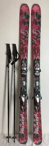 Head Womens Wild Thang Skis  Bindings and Scott Triton 44 Ski Poles
