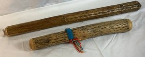 Pair of Rainsticks - 30 Cholla Rain Stick and 21 Chilean Rainstick