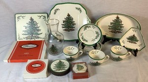 Bundle of Christmas Tree Spode Entertaining Tableware