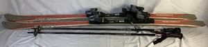 Head Cyber 20 XR 160 Skis with Tyolia SP8 Bindings and Scott 48 Ski Poles
