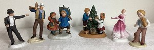 Avon Porcelain Figurine Collection with John Wayne, Ginger Rogers, Fred Astaire, Christmas Memories and Best Friends