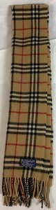 Vintage Burberry 100% Lambswool Scarf