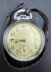 Antique Elgin National Watch Co. 17 Jewel Pocket Watch 1915 Serial #18836007