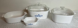 Cornflower Blue & White Corning Ware Bundle