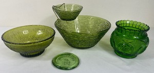 Vintage Emerald and Avocado Green Collection