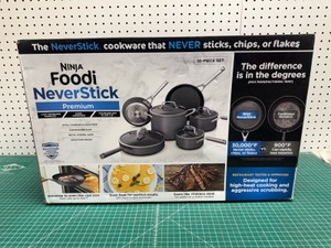 Ninja Foodi Neverstick Premium 10 Piece Cookware Set NEW MSRP $199