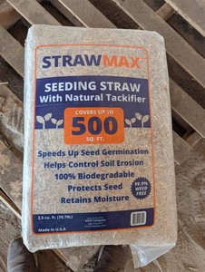 Strawmax Seeding Straw 2.5 Cu Ft 500 Sq Ft