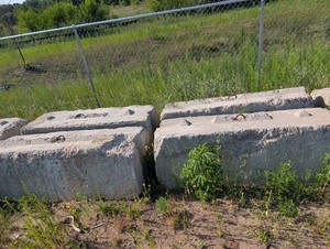 Concrete Barrier Blocks (Lot of 4)