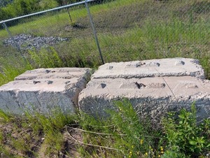 Concrete Barrier Blocks (Lot of 4)