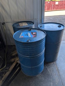 Lot of 3 Plastic Drums