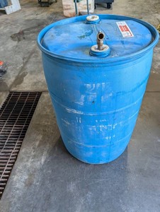 Blue Plastic Drum With Spigot