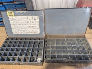 Metal Compartment Parts Organizers (Lot of 2)