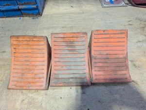 Rubber Wheel Chocks (Lot of 3)