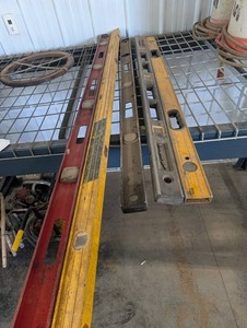 Assorted Box Beam Levels (Lot of 4)