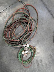 Smith Oxygen Acetylene Hose Set With Regulators