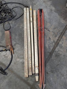 Surveying Rods & Tripod Mixed Lot