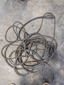 Heavy-Duty Welding Cable Lead Set With Clamps