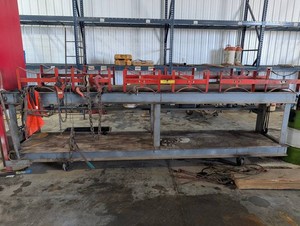 Industrial Steel Barrel Holder On Casters