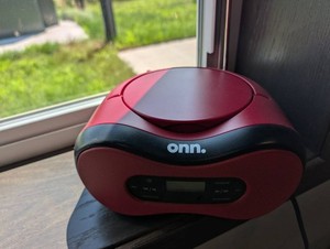 Onn. Portable CD Boombox