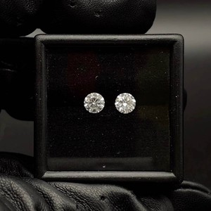 1.00 Carat Matched Pair of Lab-Grown Round Brilliant Diamonds Retail $2,000  $200 Gift Certificate VIDEO