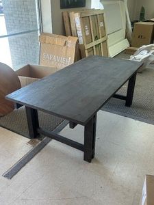MSRP - $1800 - Cavalletto Home Banco Rectangular Dining Table - Banco Brown