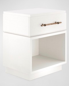 MSRP $600 - Casa Ispirata Mattone One Drawer Night Stand