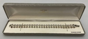 Vintage Napier 18KT Gold-Over-Sterling Silver Ornate Womens Bracelet In Original Box