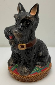 Collectible Jeffery Banks Scottie Dog Cookie Jar 12"
