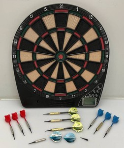 Battery Operated Dart Board With Misc. Darts