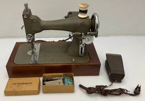 Vintage Free Westinghouse Sewing Machine Very Cool 12 x 15.5