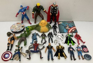 Misc. Loose Action Figures And More Includes Captain America Limited Edition Of 1000 Pin Set