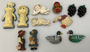 Misc. Collectible Refrigerator Magnets Including Pillsbury Doughboy And More