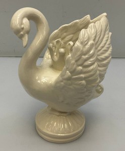 Vintage Mid-Century Swan Candle Holder 7 12