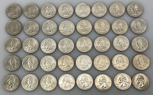 40 Misc. Unsorted Statehood Quarters