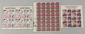 Group Of Misc. Collectible 29 Cent US Stamp Sheets Including ELVIS And More