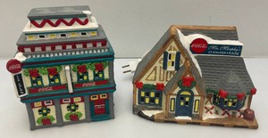 Misc. RARE Collectible Coca-Cola Town Square Collection Porcelain Buildings