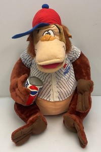 Vintage Collectible 24 PEPSI Plush Monkey