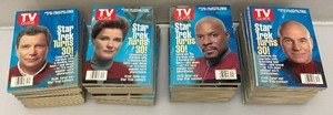 Large Group Of STAR TREK TV Guides
